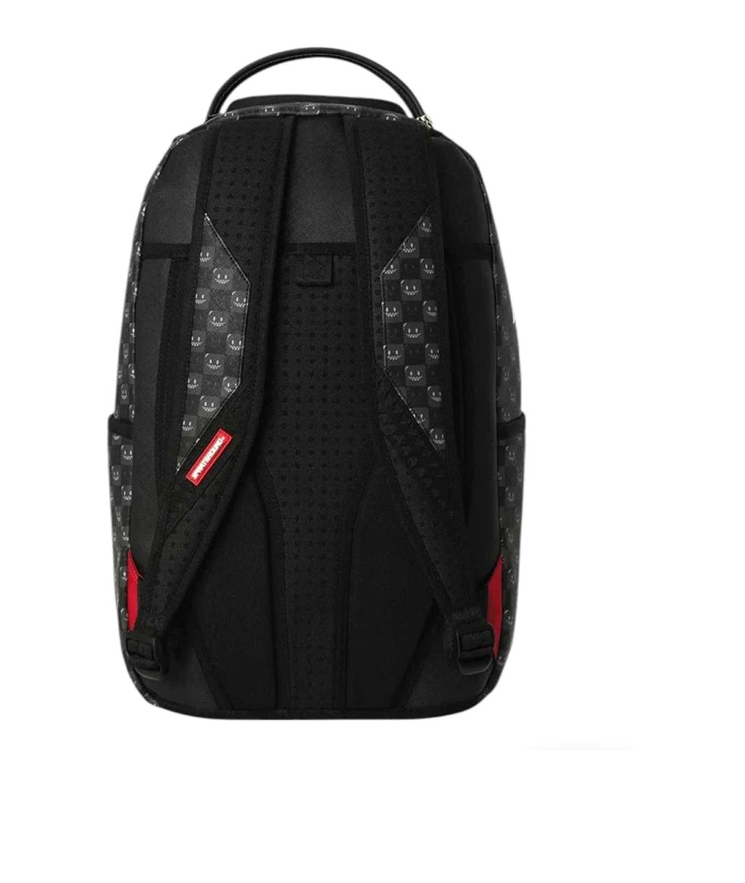 SPRAYGROUND Черный рюкзак из искусственной кожи, фото 4