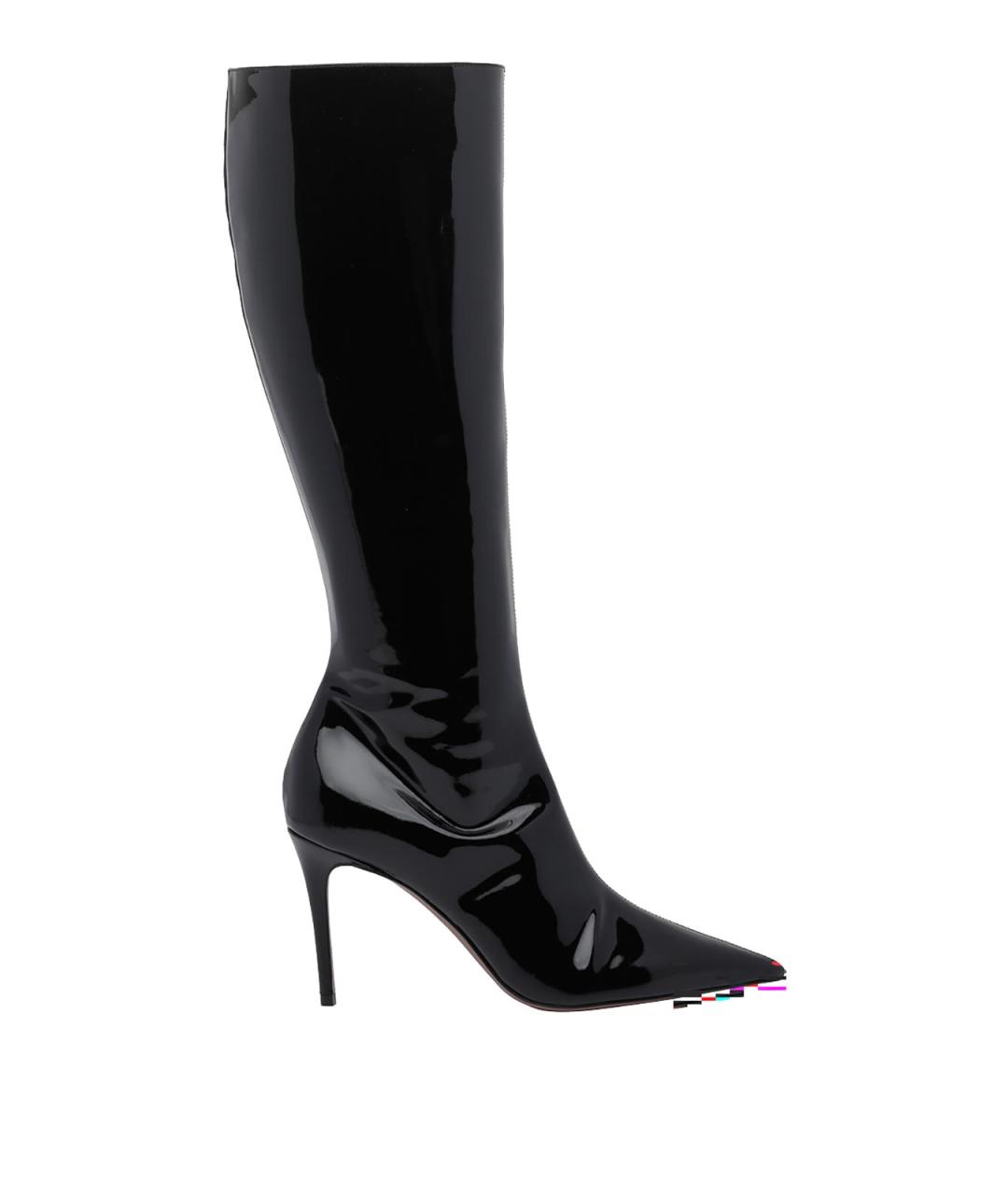 JEFFREY CAMPBELL Черные кожаные ботфорты, фото 1
