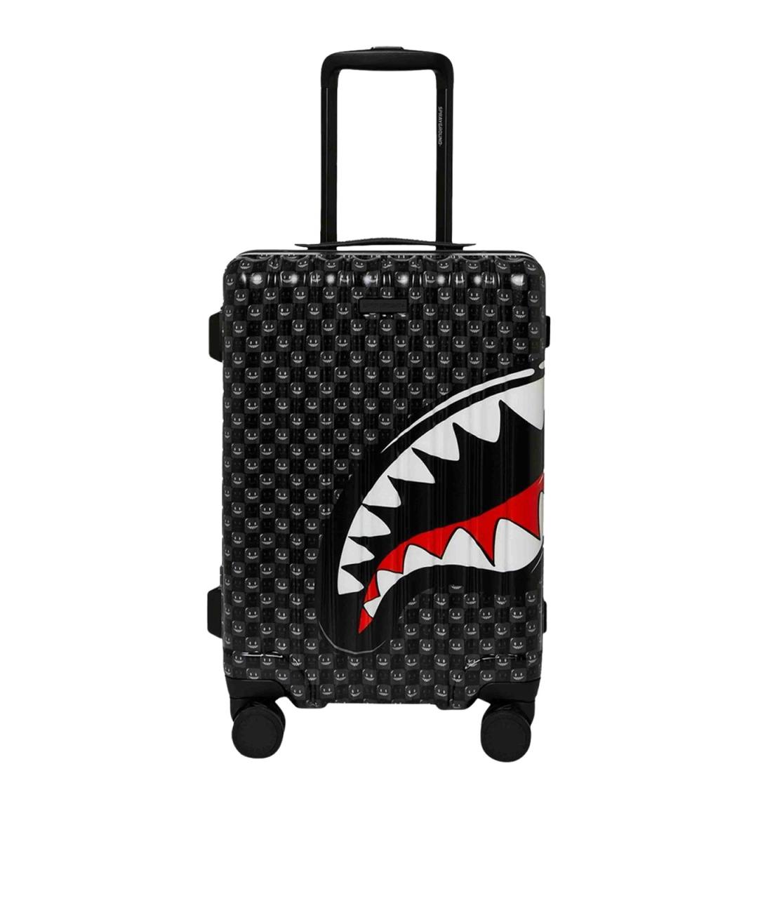 SPRAYGROUND Черный синтетический чемодан, фото 1