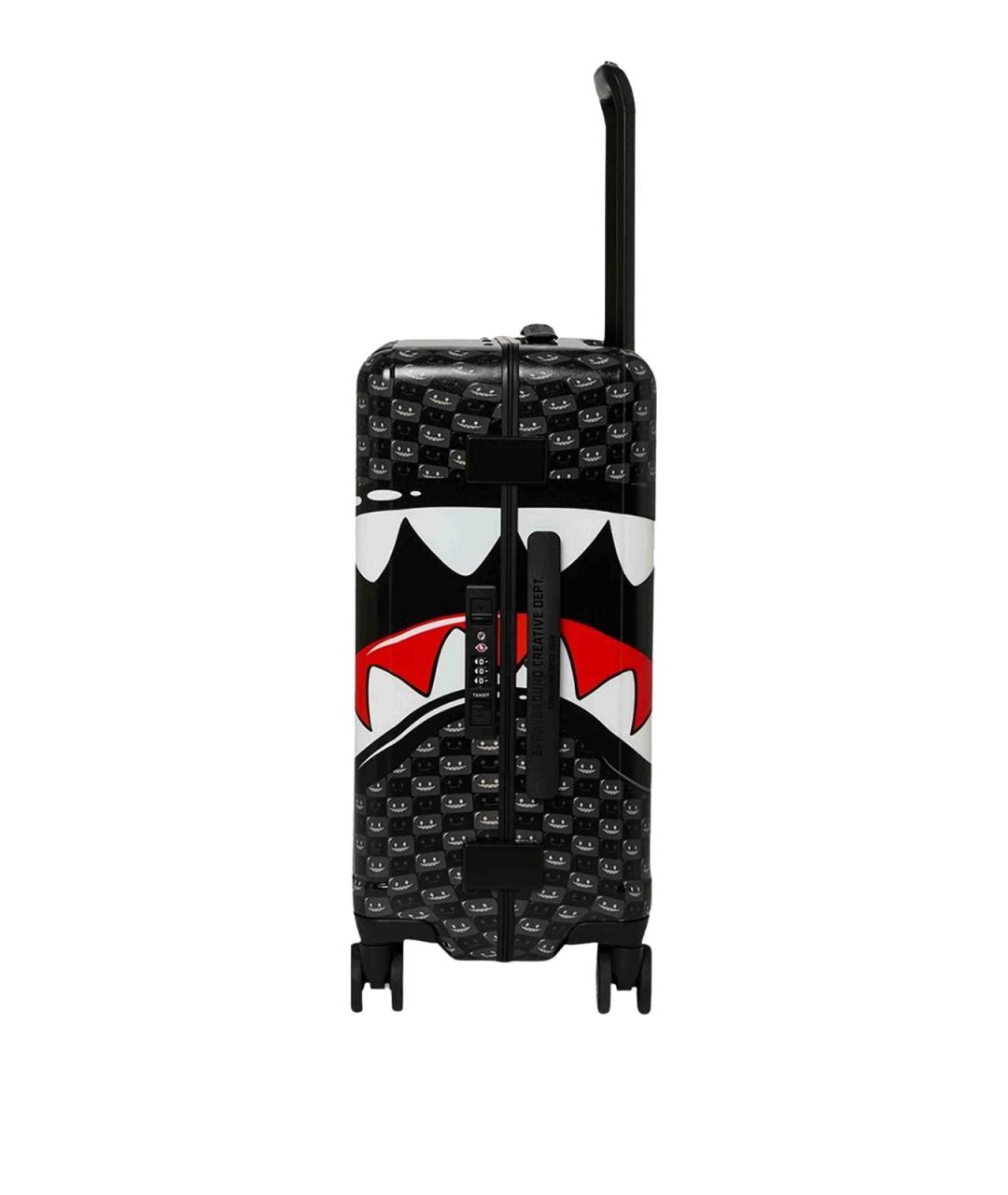 SPRAYGROUND Черный синтетический чемодан, фото 2