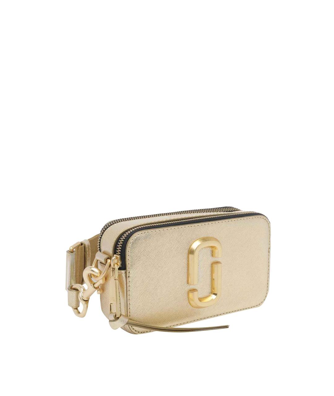 MARC JACOBS Золотая кожаная сумка через плечо, фото 2