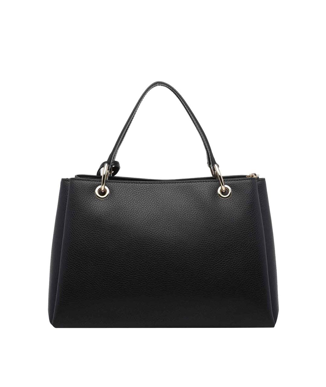 MICHAEL MICHAEL KORS Черная кожаная сумка тоут, фото 3