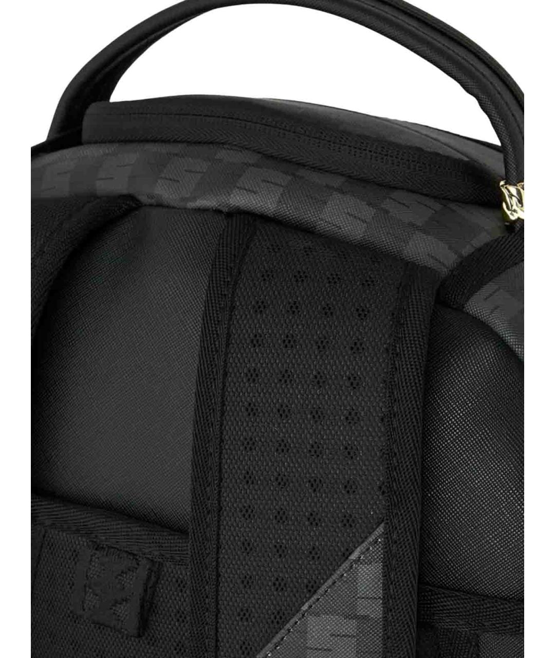 SPRAYGROUND Черный рюкзак из искусственной кожи, фото 5