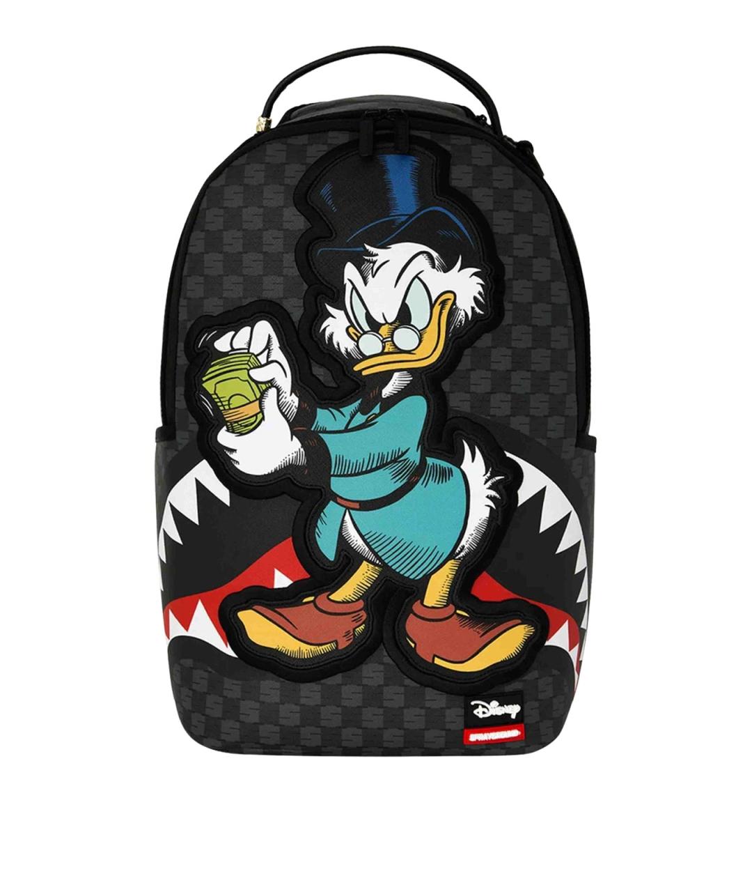 SPRAYGROUND Черный рюкзак из искусственной кожи, фото 1