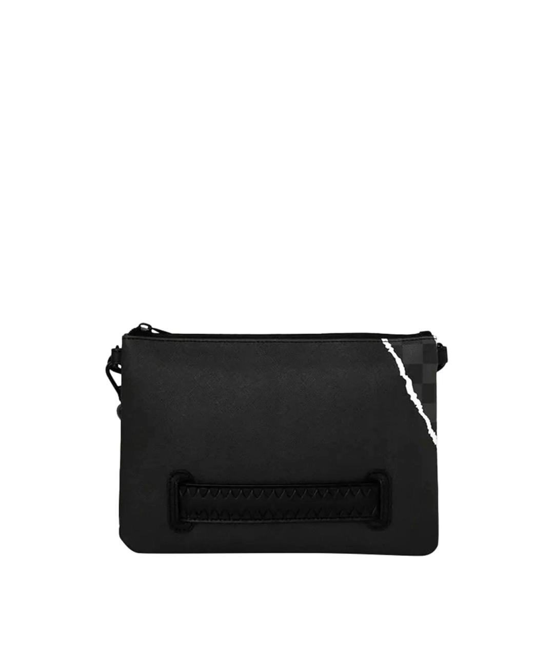 SPRAYGROUND Черная сумка на плечо из искусственной кожи, фото 2