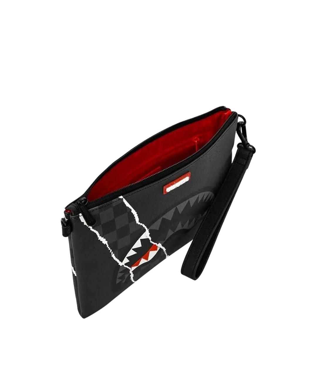 SPRAYGROUND Черная сумка на плечо из искусственной кожи, фото 3