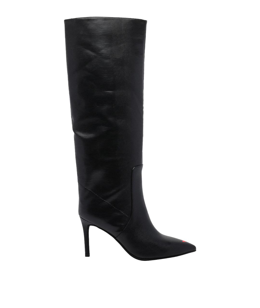 JEFFREY CAMPBELL Черные кожаные сапоги, фото 1
