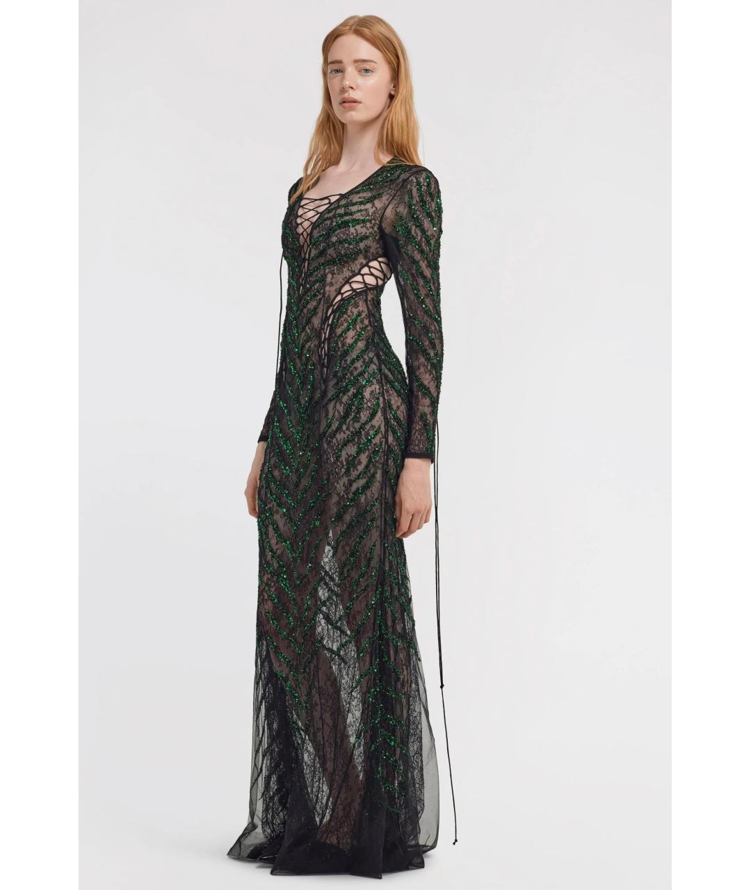 ROBERTO CAVALLI Черное коктейльное платье, фото 4