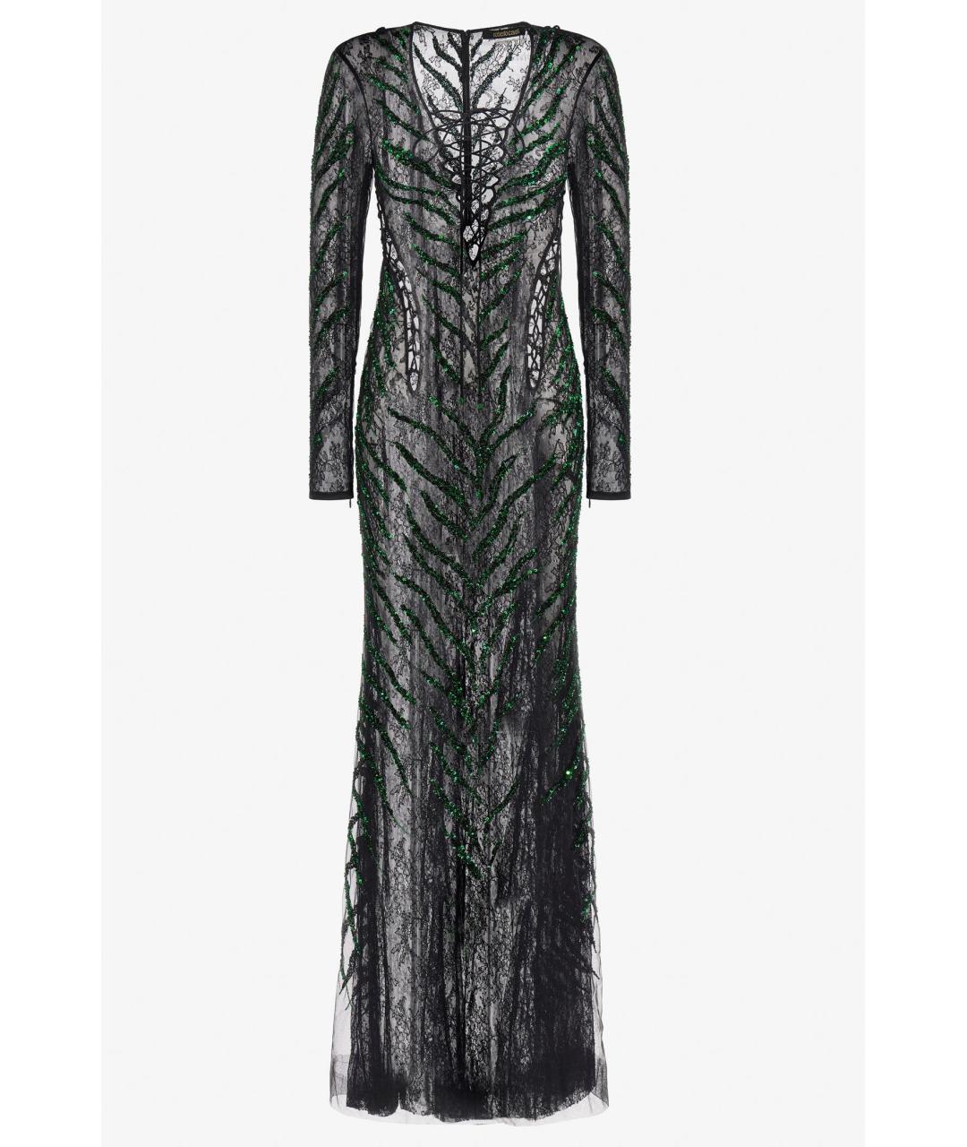 ROBERTO CAVALLI Черное коктейльное платье, фото 6