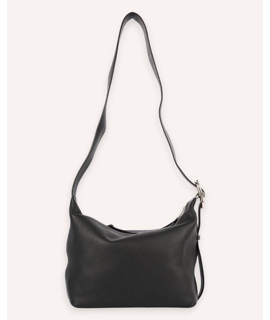 LOEWE Черная кожаная сумка на плечо, фото 2