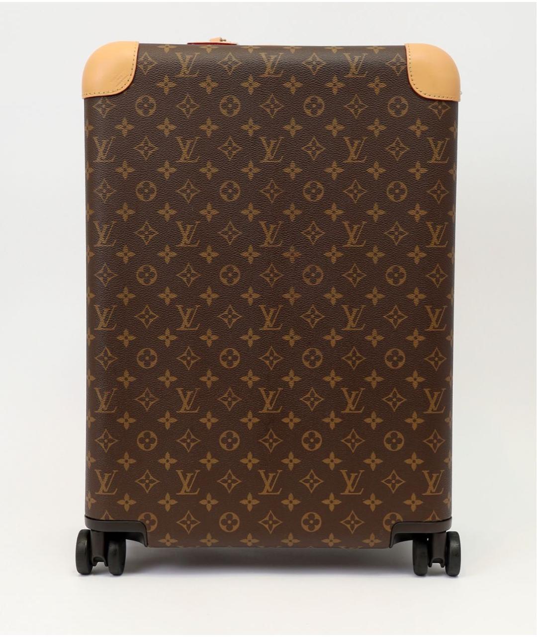 LOUIS VUITTON Коричневый чемодан из канвы, фото 2