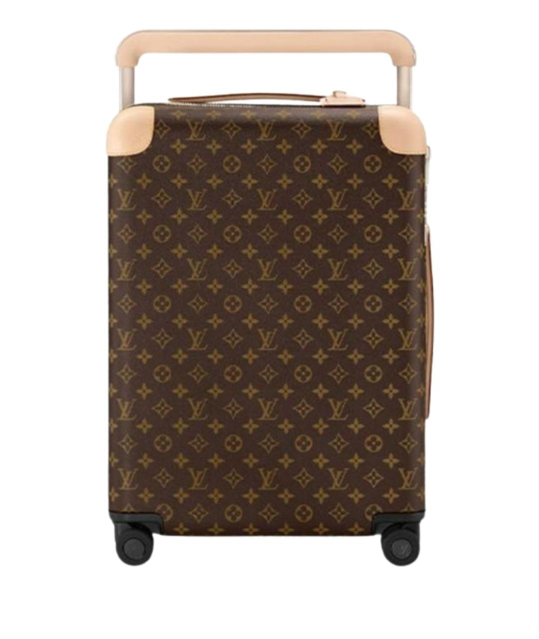 LOUIS VUITTON Коричневый чемодан из канвы, фото 1