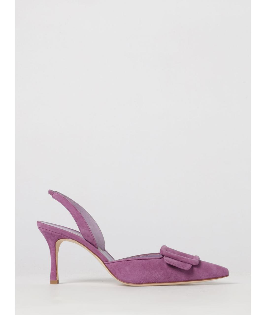 MANOLO BLAHNIK Фиолетовые туфли, фото 5