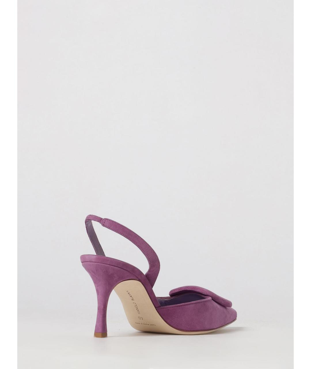 MANOLO BLAHNIK Фиолетовые туфли, фото 3