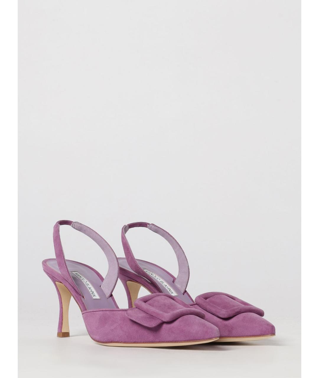 MANOLO BLAHNIK Фиолетовые туфли, фото 2