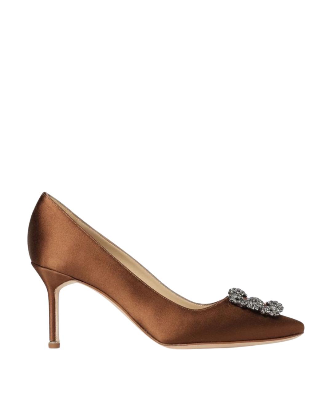 MANOLO BLAHNIK Золотые туфли, фото 1