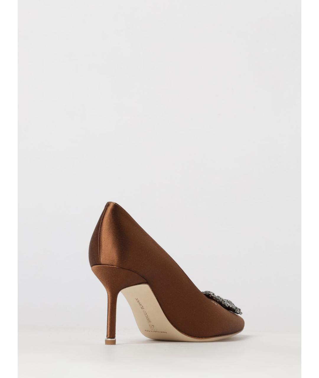 MANOLO BLAHNIK Золотые туфли, фото 3