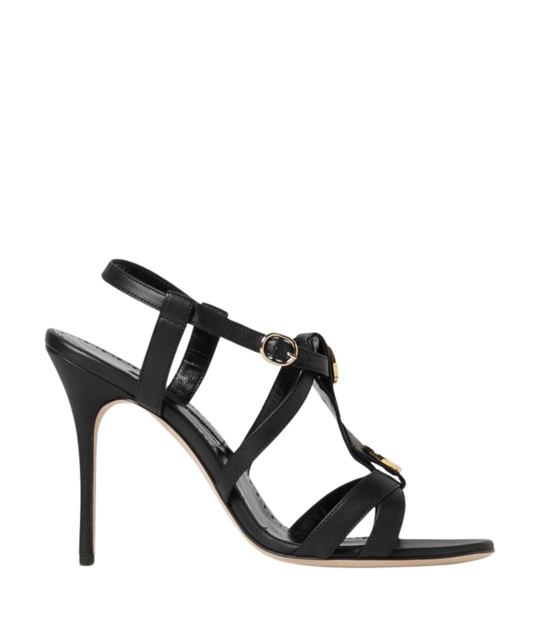 MANOLO BLAHNIK Черные ботинки, фото 1