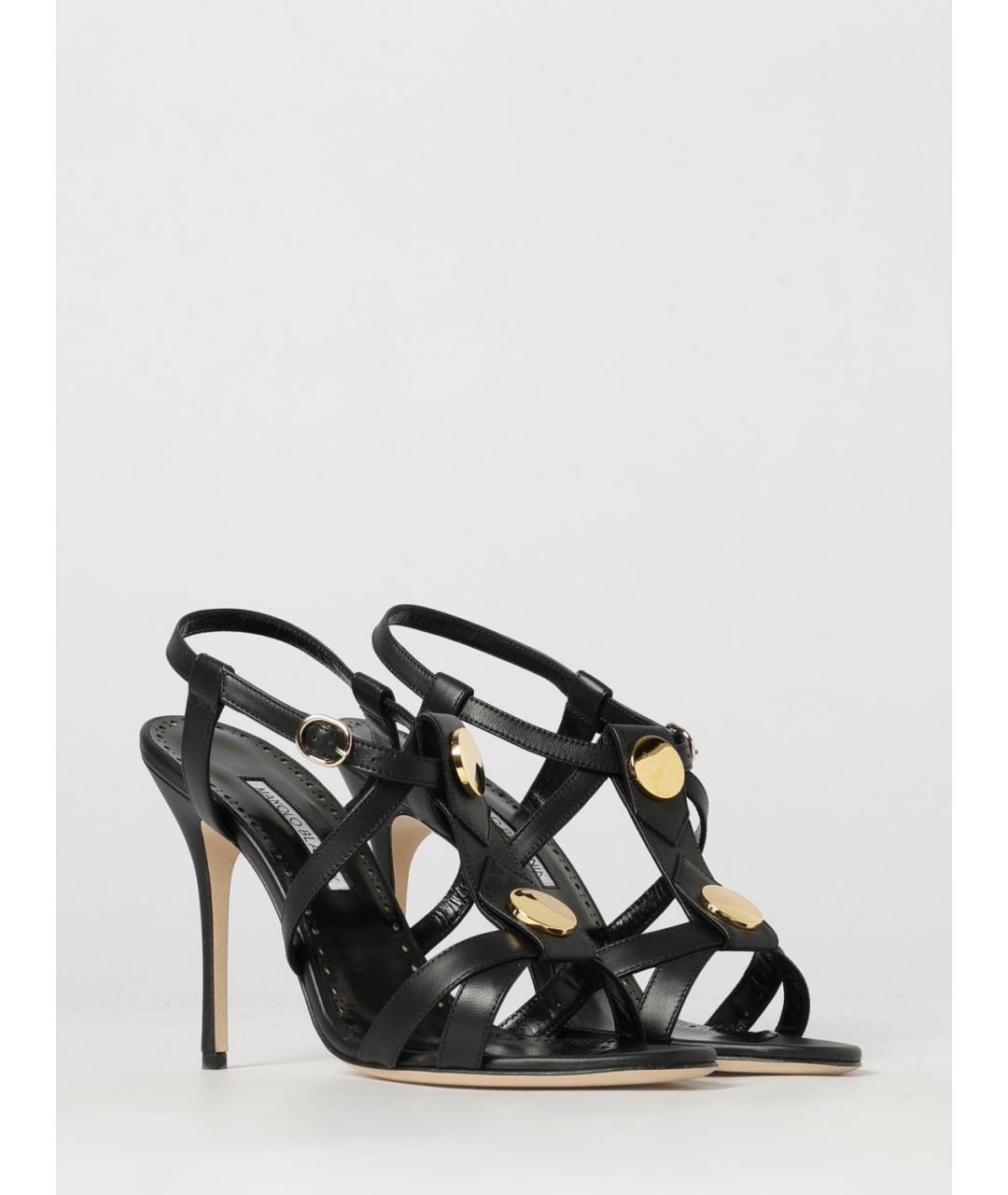 MANOLO BLAHNIK Черные ботинки, фото 2