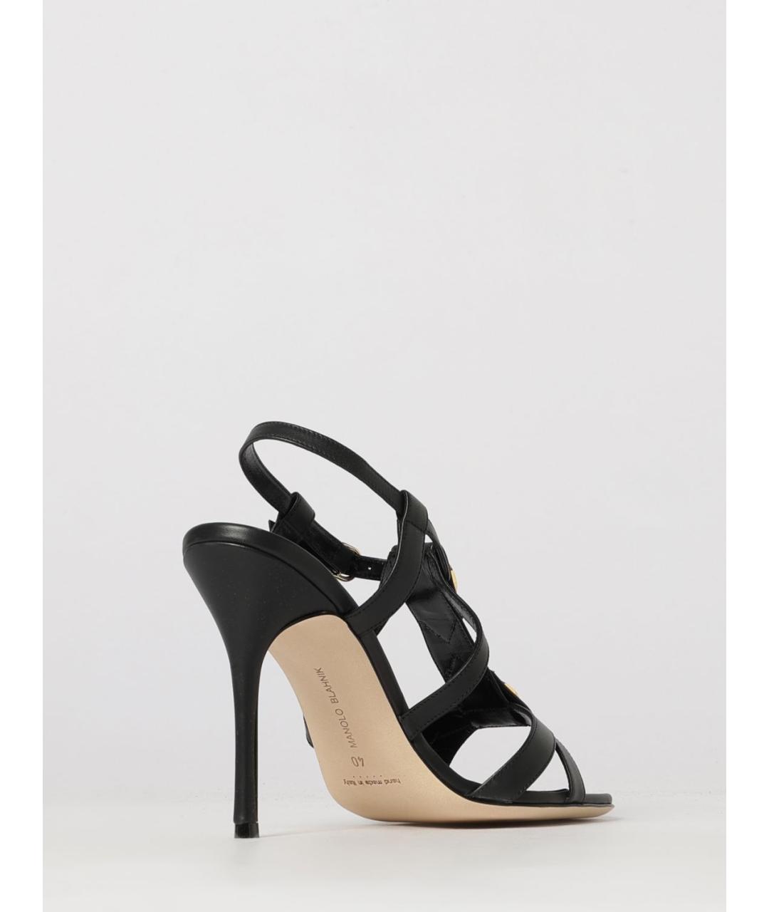 MANOLO BLAHNIK Черные ботинки, фото 3