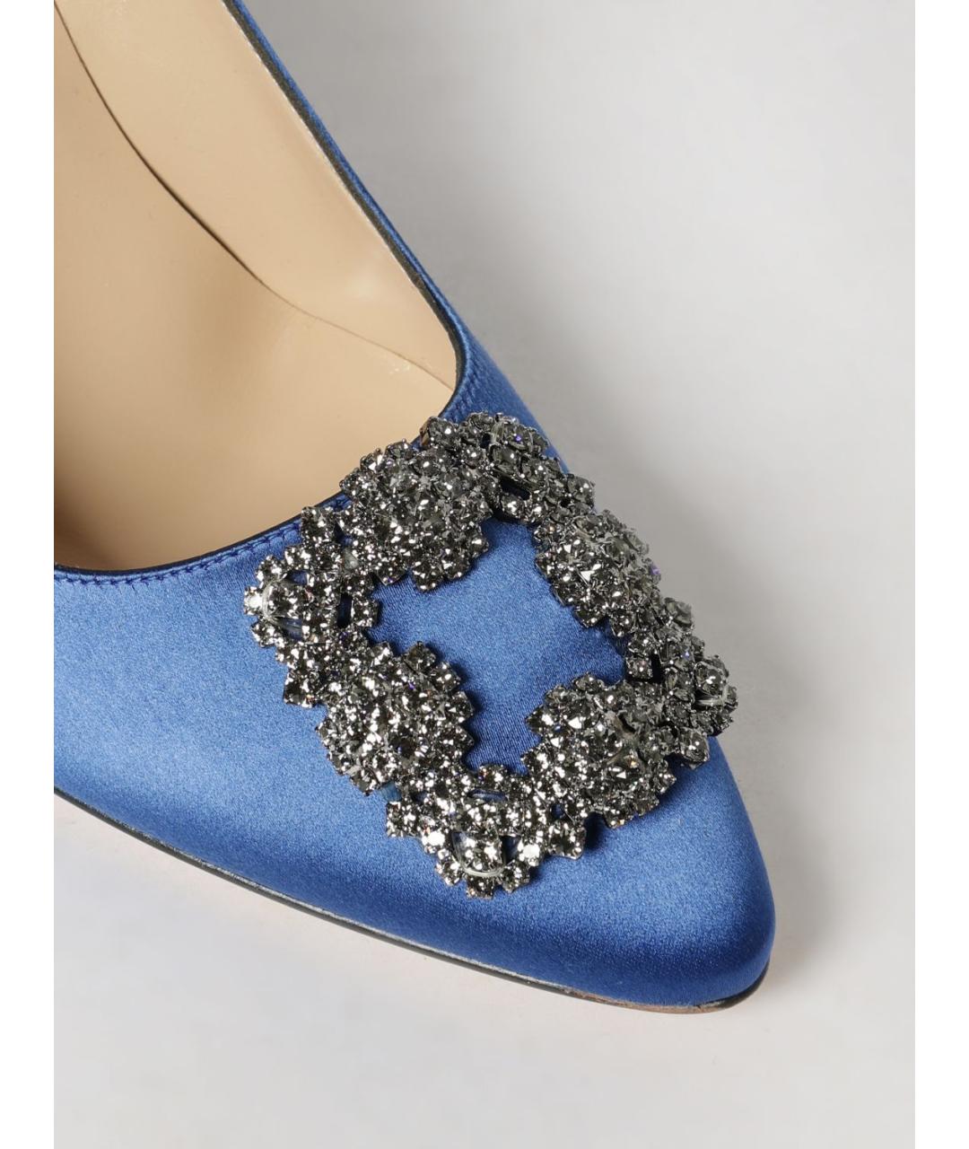 MANOLO BLAHNIK Синие туфли, фото 4