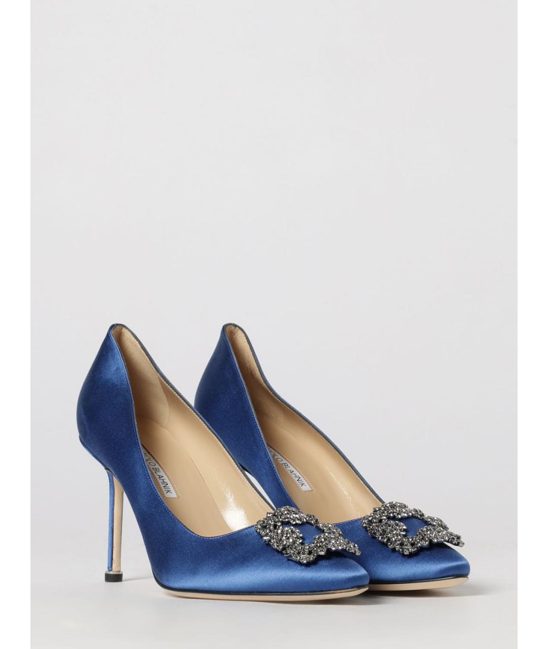 MANOLO BLAHNIK Синие туфли, фото 2