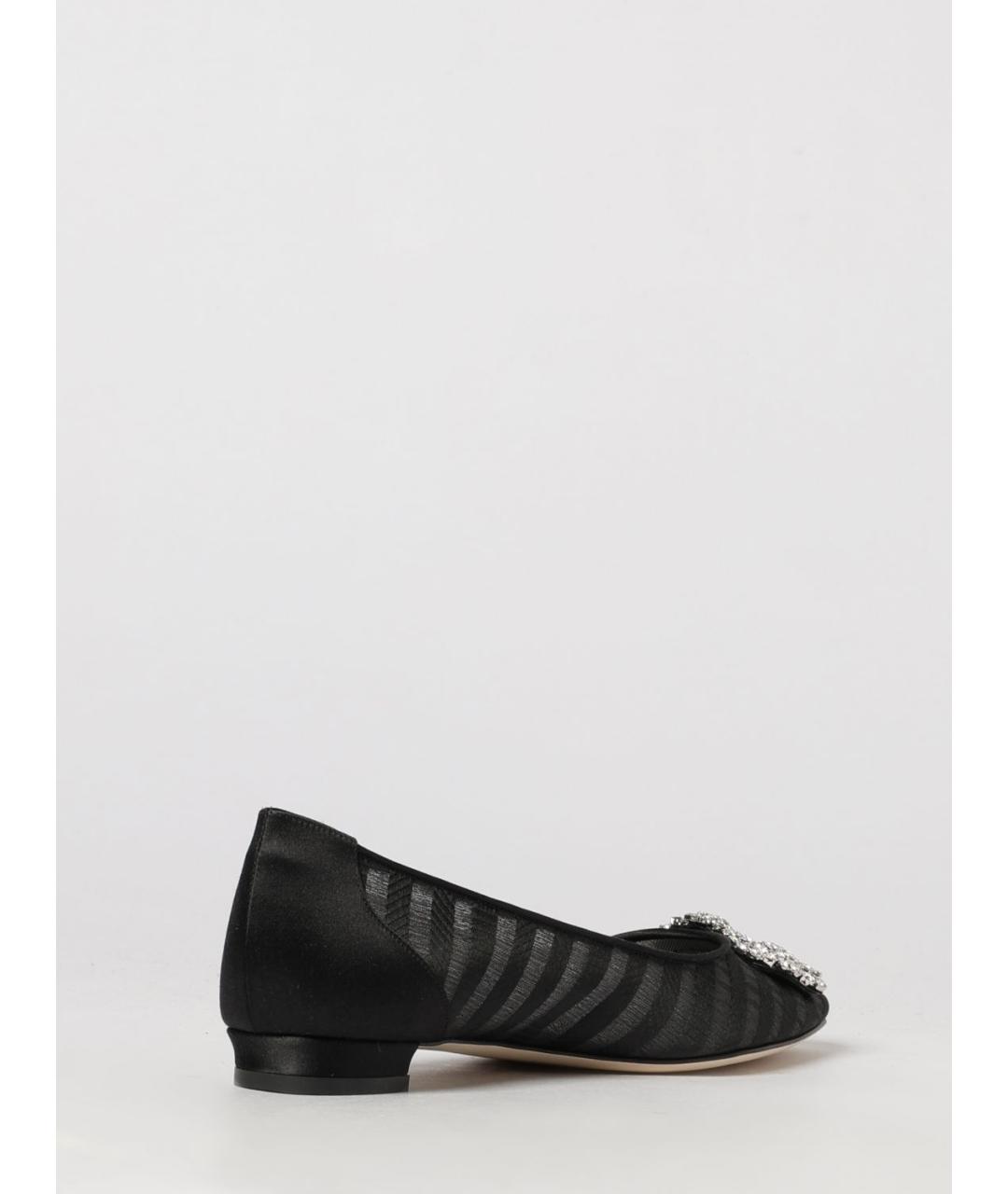MANOLO BLAHNIK Черные балетки, фото 3
