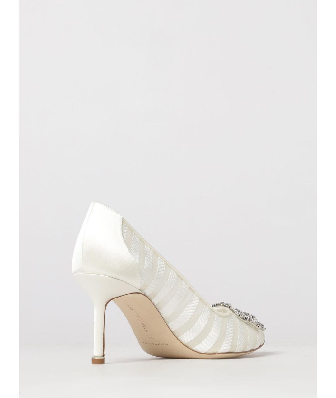 MANOLO BLAHNIK Бежевые туфли, фото 3