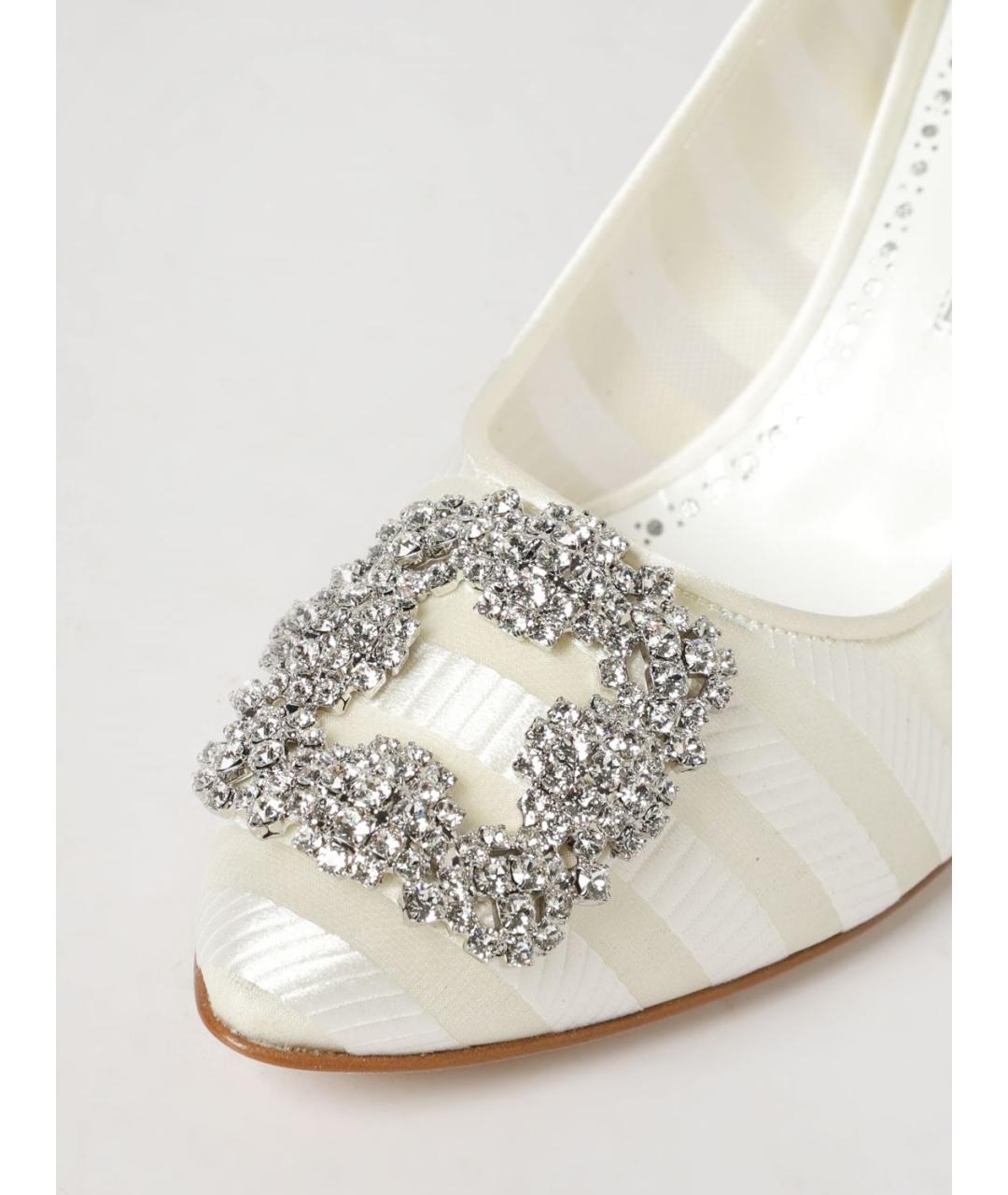 MANOLO BLAHNIK Бежевые туфли, фото 4