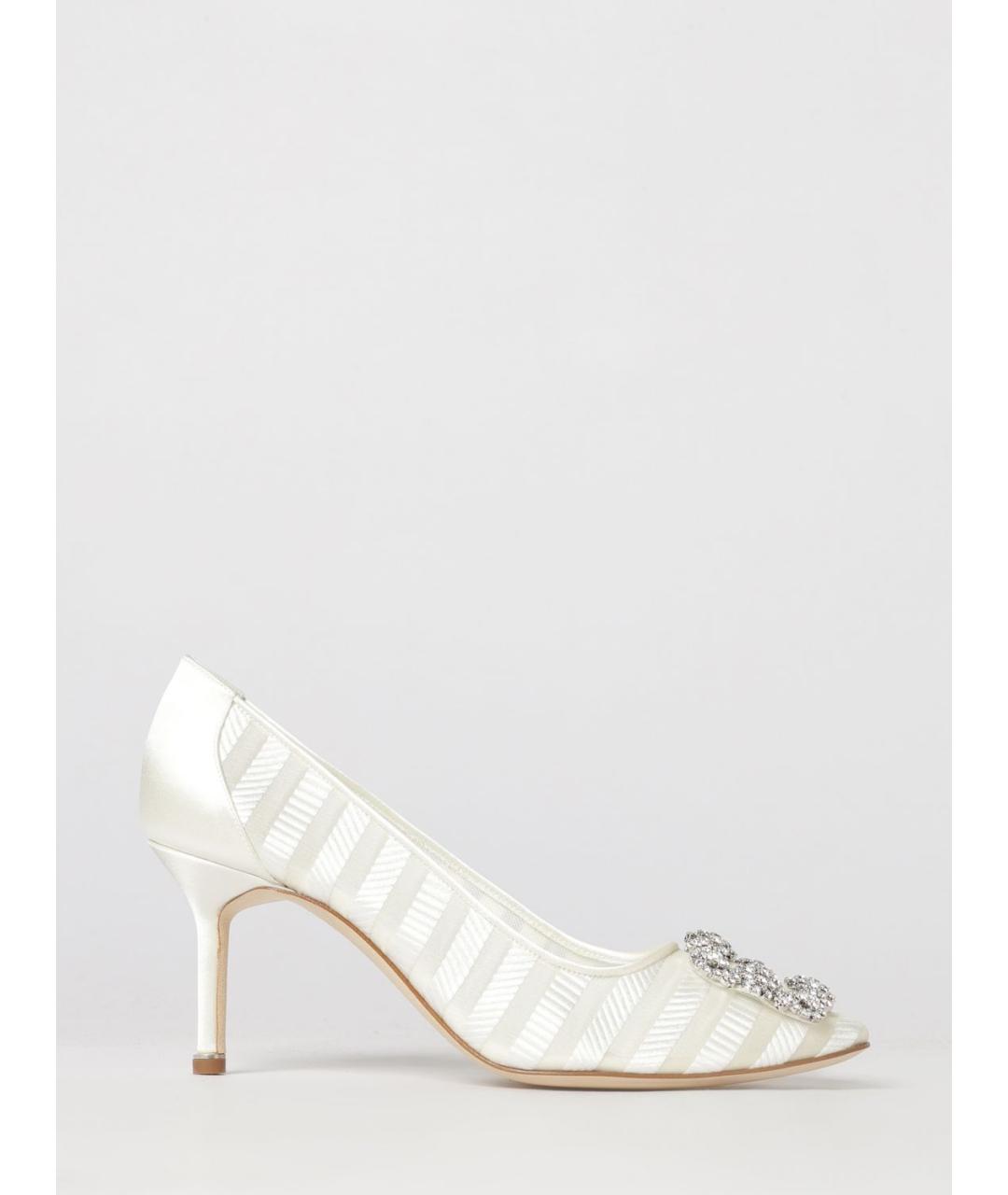 MANOLO BLAHNIK Бежевые туфли, фото 5