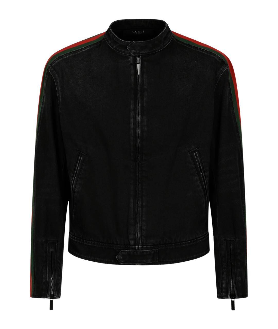 GUCCI Черная деним куртка, фото 1