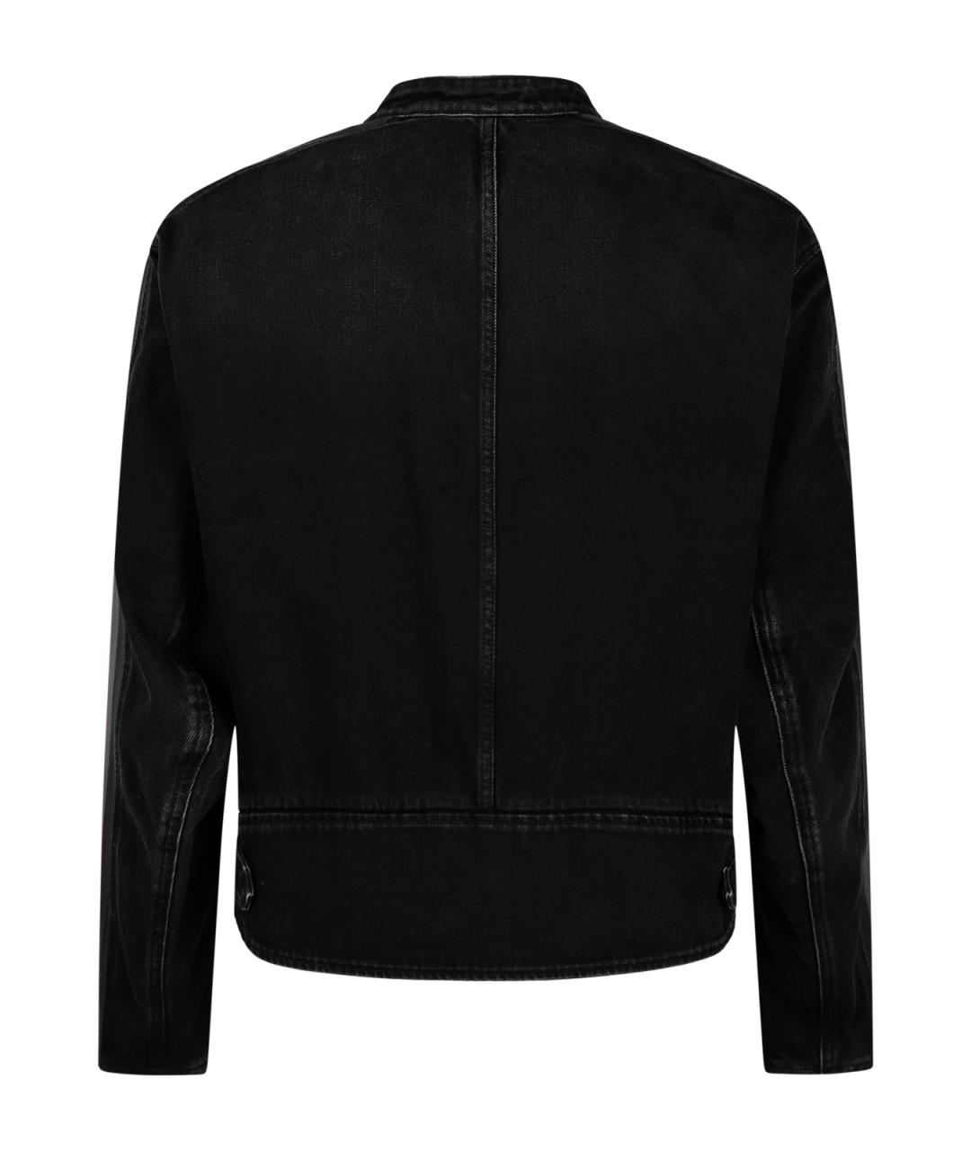 GUCCI Черная деним куртка, фото 2