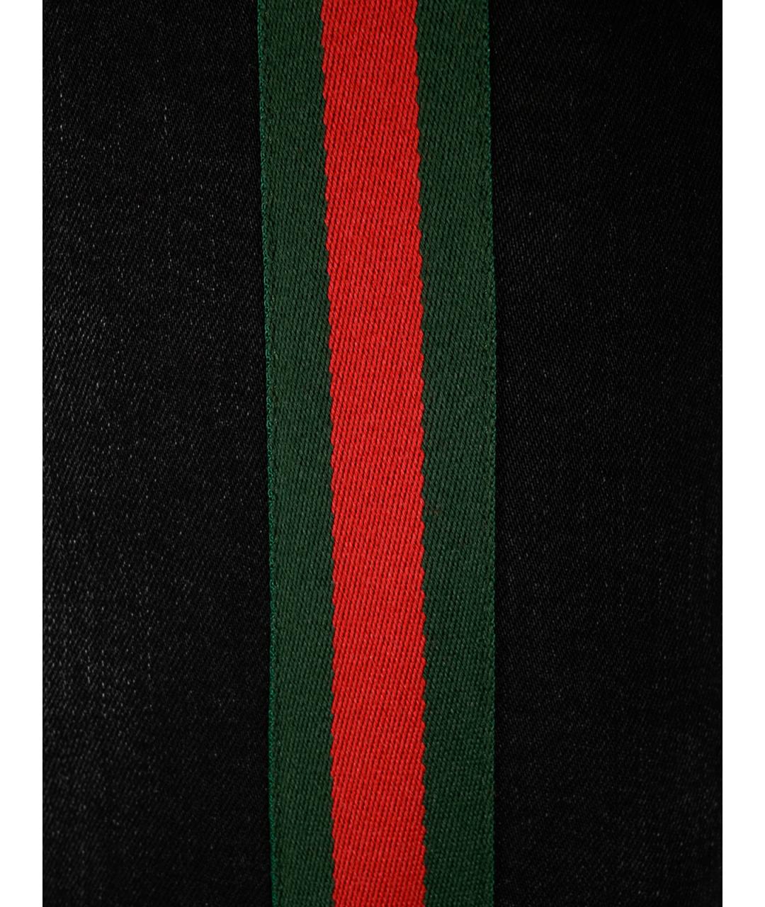 GUCCI Черные хлопковые прямые джинсы, фото 3