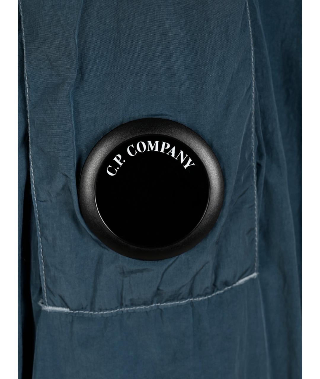 CP COMPANY Синяя синтетическая куртка, фото 3