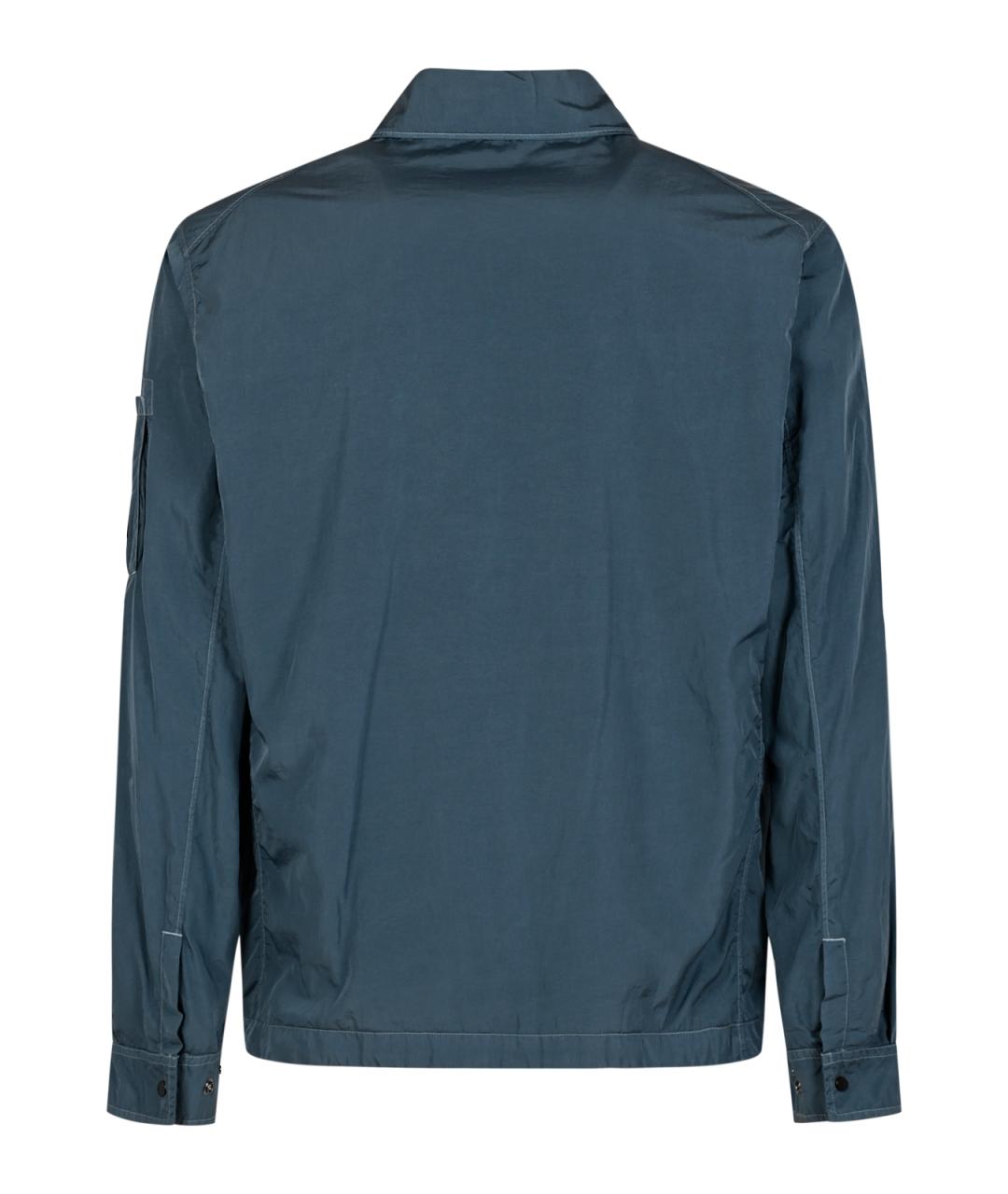 CP COMPANY Синяя синтетическая куртка, фото 2