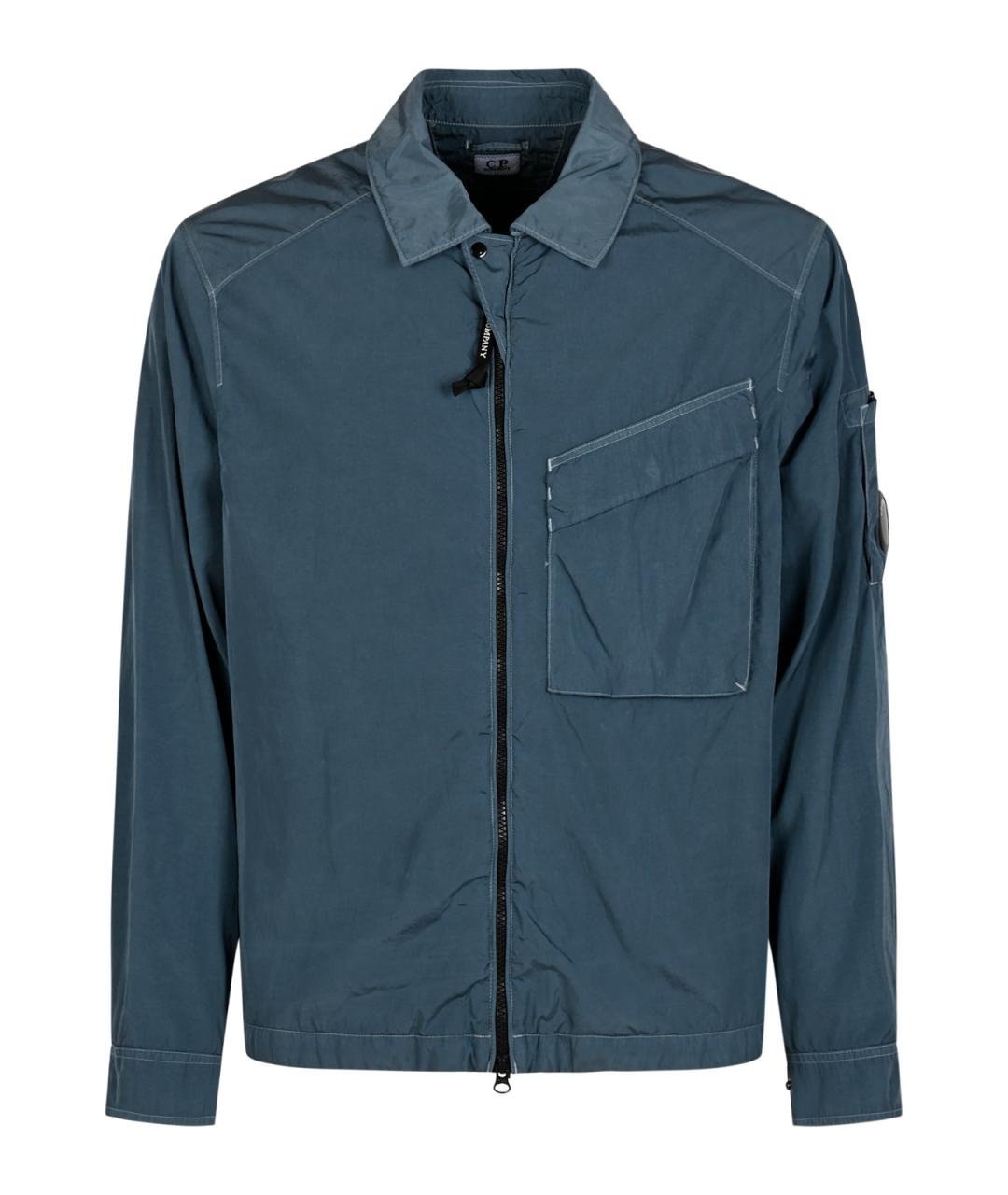 CP COMPANY Синяя синтетическая куртка, фото 1