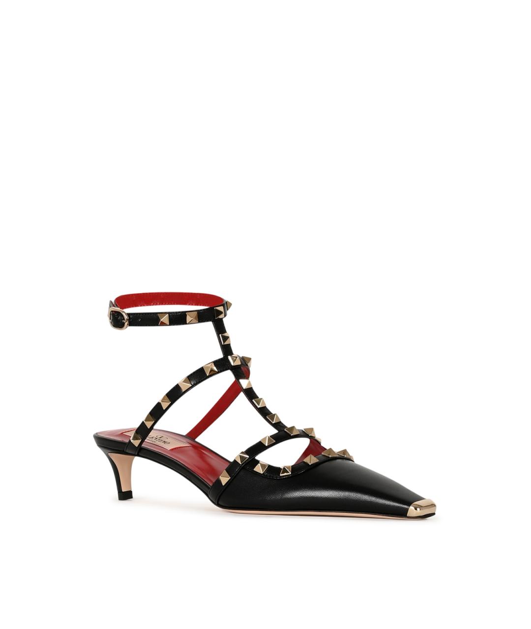VALENTINO Черные босоножки, фото 4