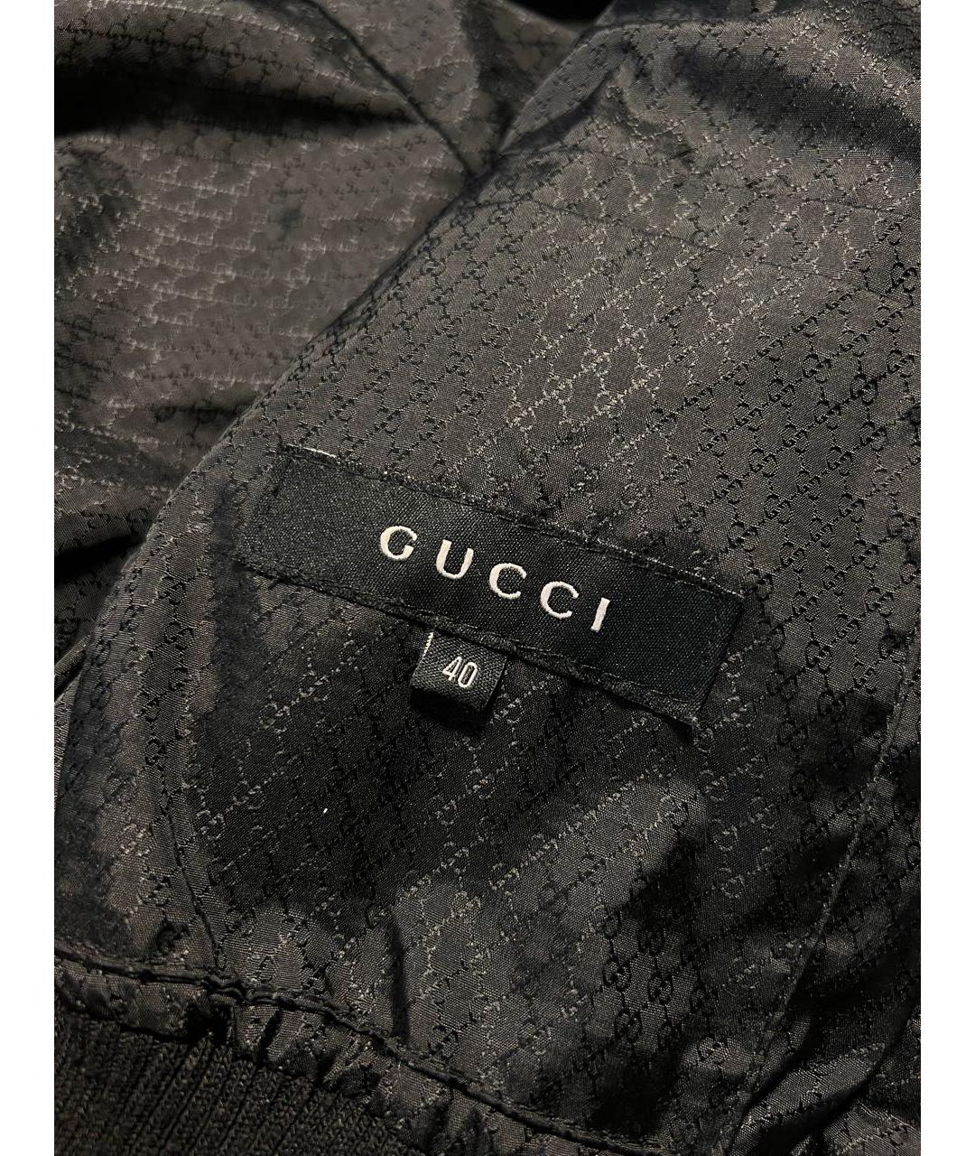 GUCCI Черный полиамидовый пуховик, фото 5