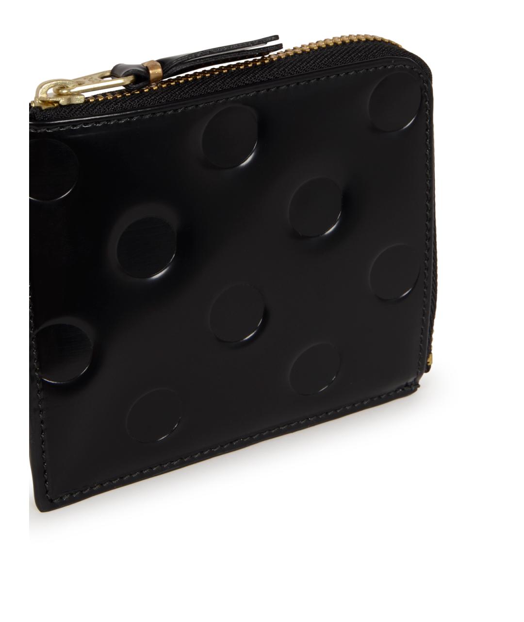 COMME DES GARÇONS WALLET Черный кожаный кошелек, фото 4
