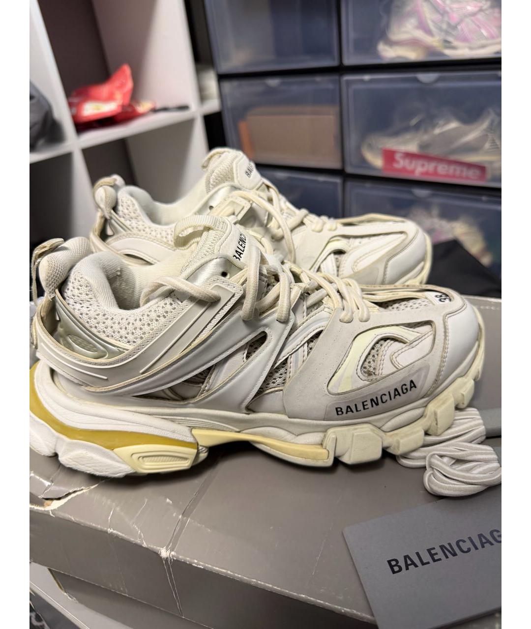 BALENCIAGA Белые кроссовки, фото 6