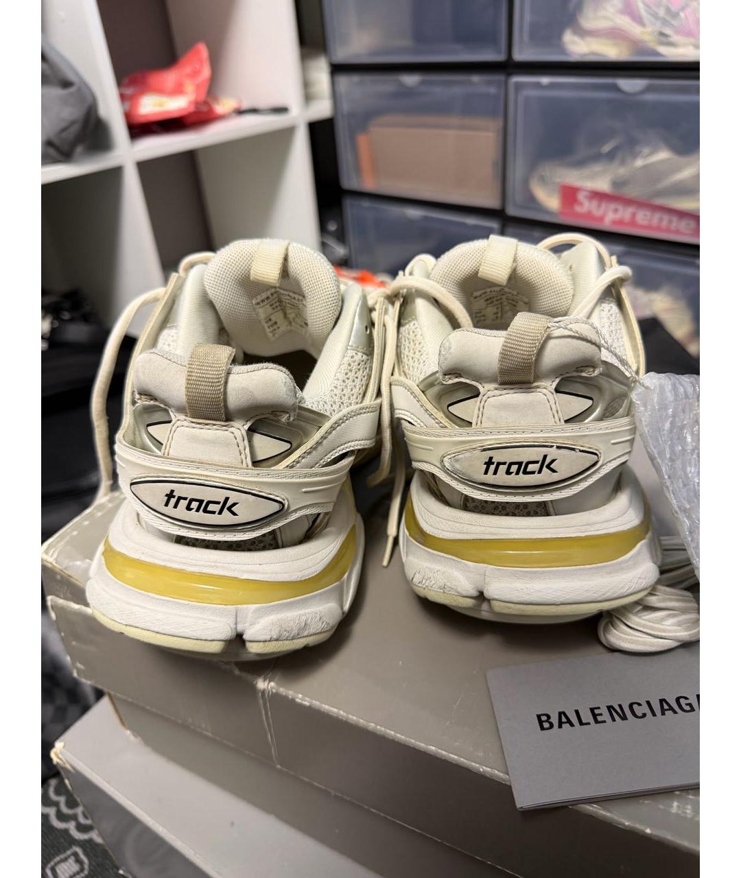 BALENCIAGA Белые кроссовки, фото 3