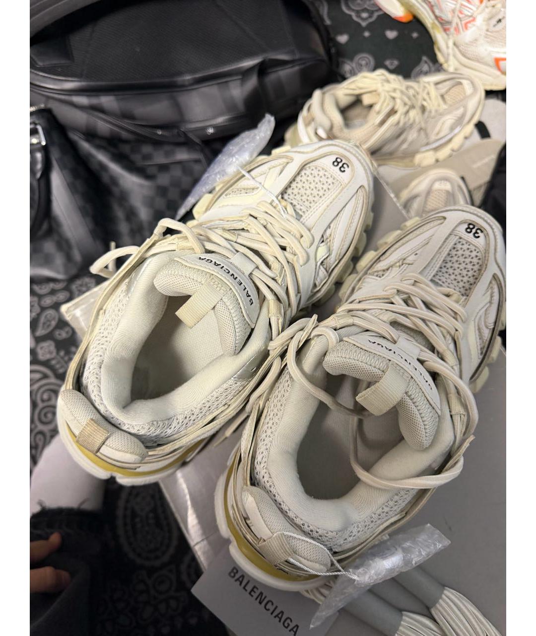 BALENCIAGA Белые кроссовки, фото 5