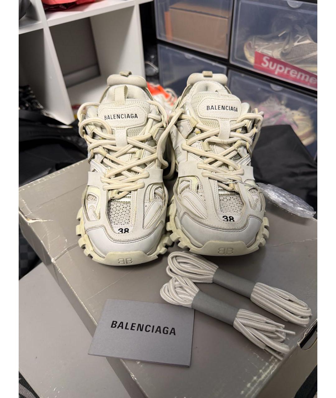BALENCIAGA Белые кроссовки, фото 2
