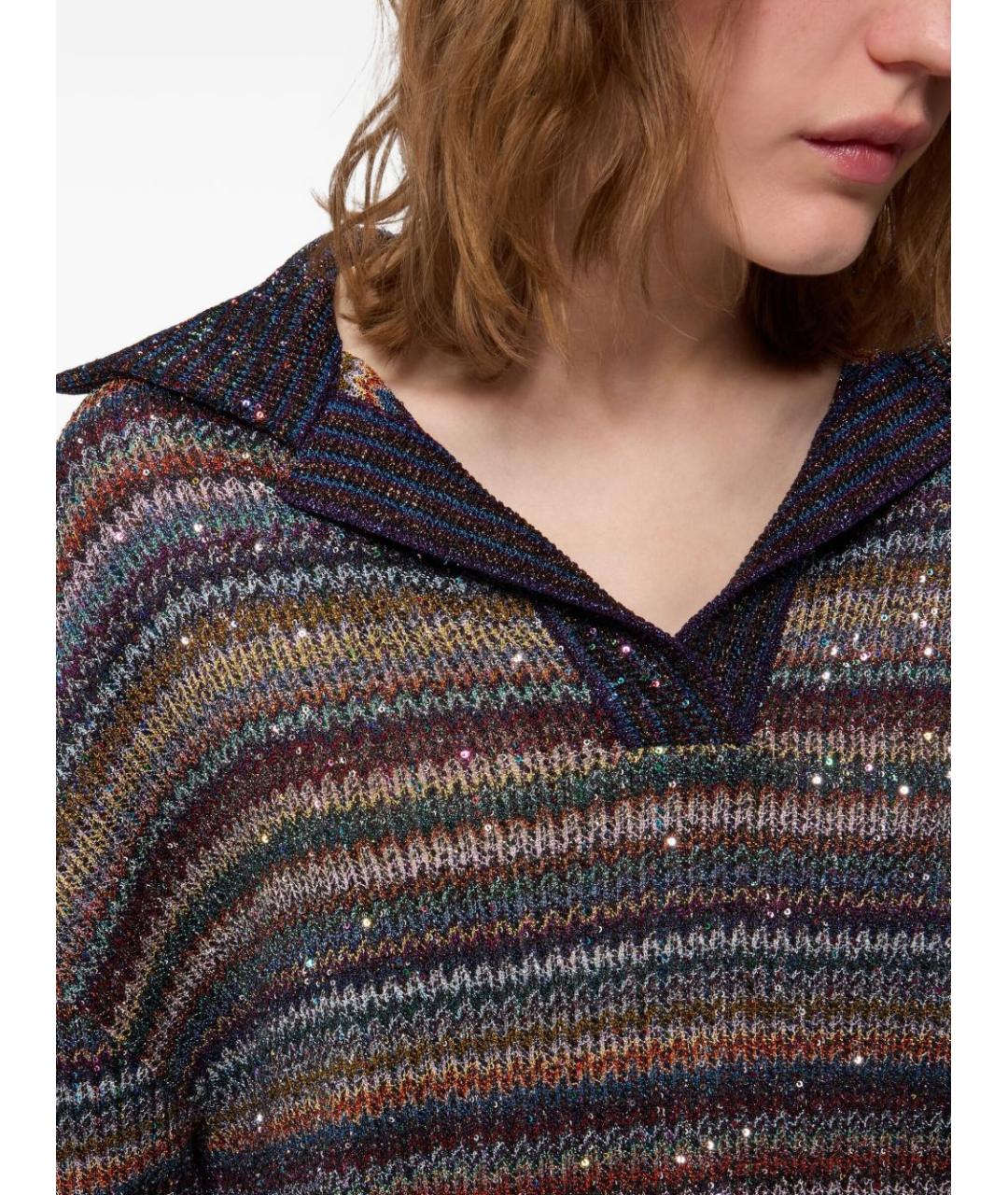 MISSONI Мульти вискозный джемпер / свитер, фото 4