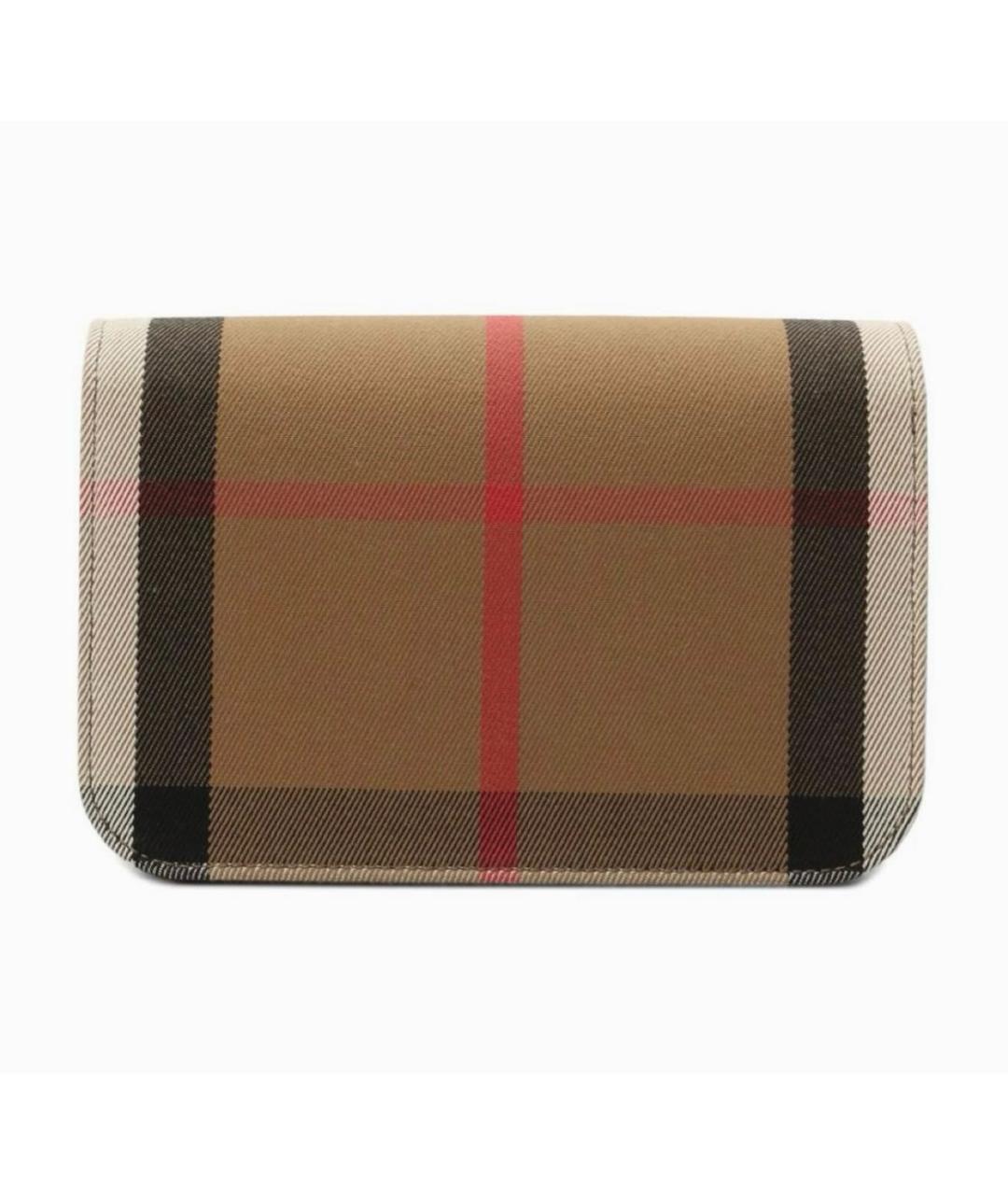 BURBERRY Коричневая кожаная сумка через плечо, фото 3