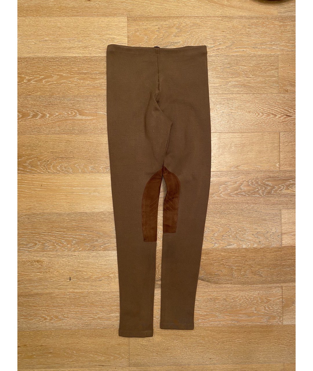 RALPH LAUREN Коричневые шелковые брюки узкие, фото 2