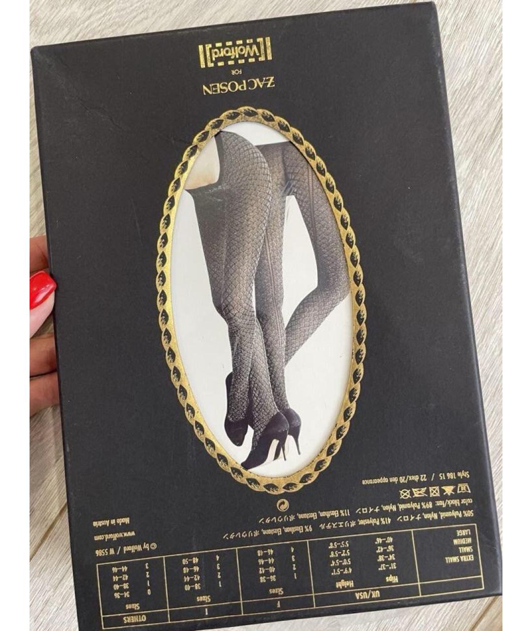 WOLFORD Черные носки, чулки и колготы, фото 3
