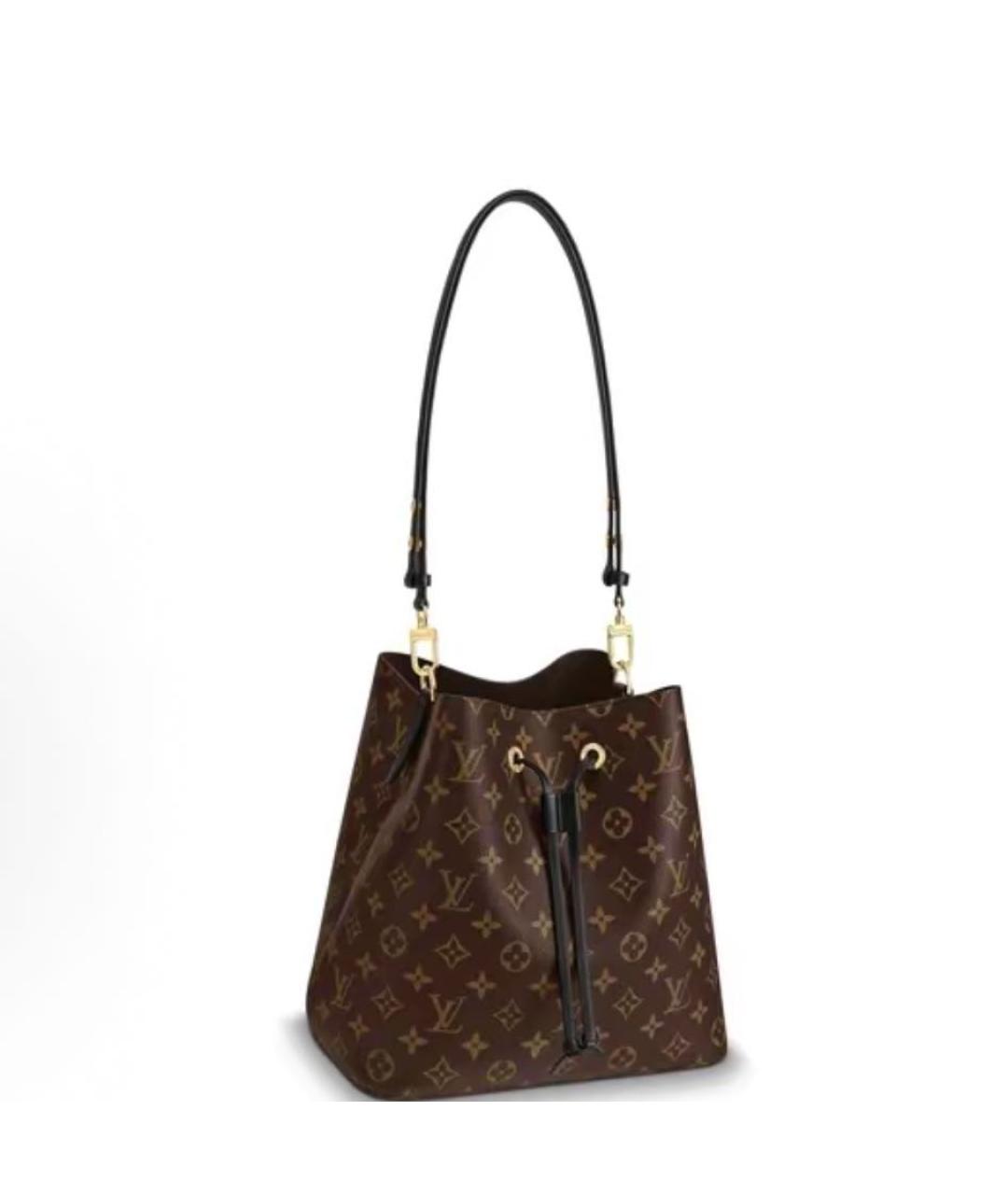 LOUIS VUITTON Коричневая сумка через плечо из канвы, фото 5