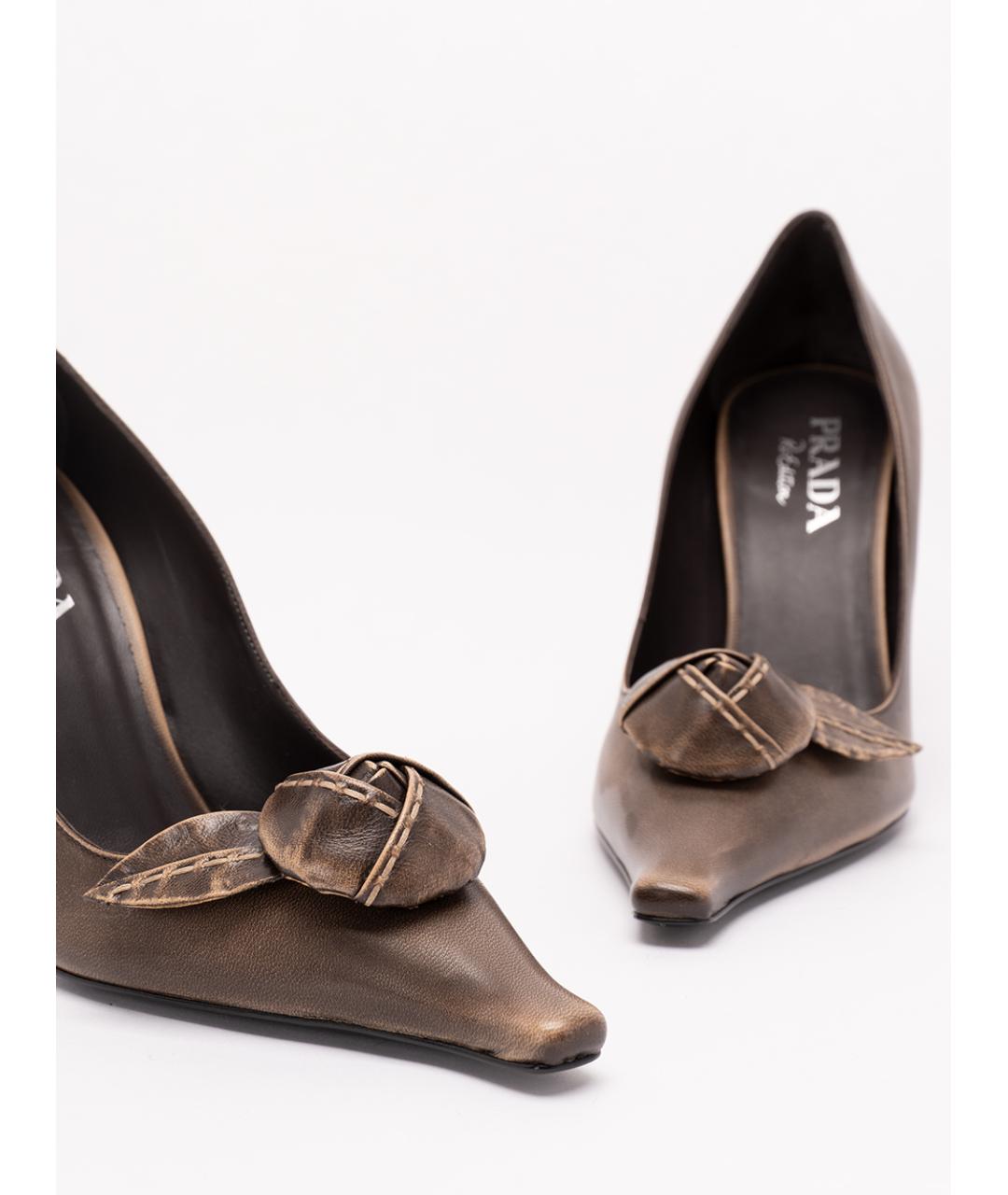 PRADA Кожаные туфли, фото 5