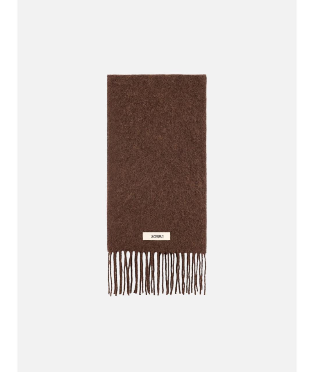 JACQUEMUS Белый шарф, фото 5